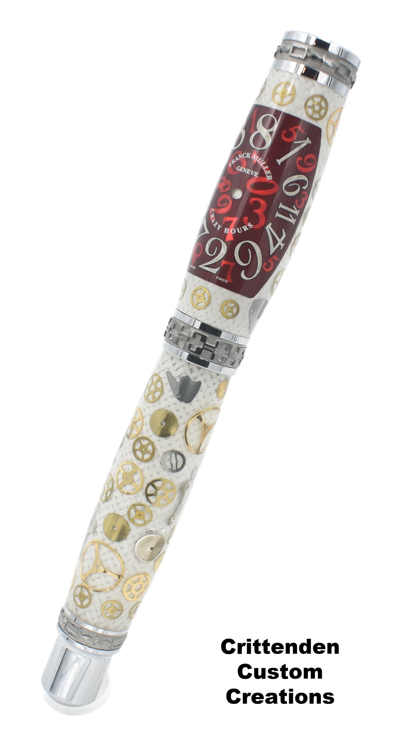 Franck Muller Crazy Hours Watch Parts  - Emperor Rollerball Pen