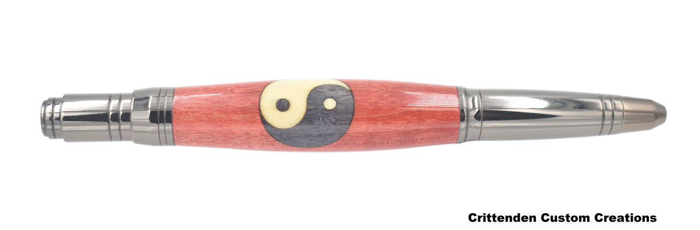 Yin and Yang (Laser-cut Inlay)  Zephyr Twist Pen