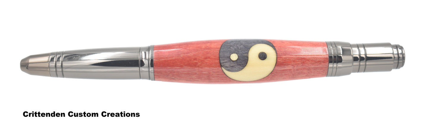 Yin and Yang (Laser-cut Inlay)  Zephyr Twist Pen