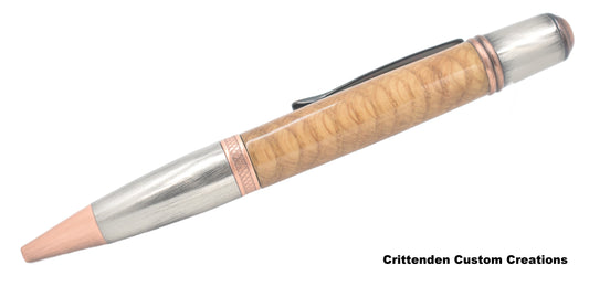 Barrel Wood - Monarch Grande Twist Pen