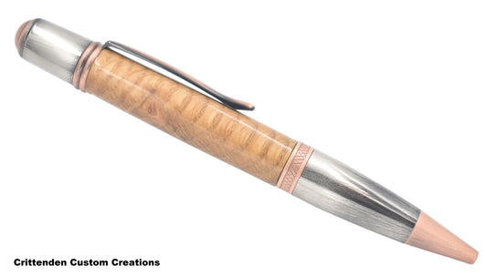 Barrel Wood - Monarch Grande Twist Pen