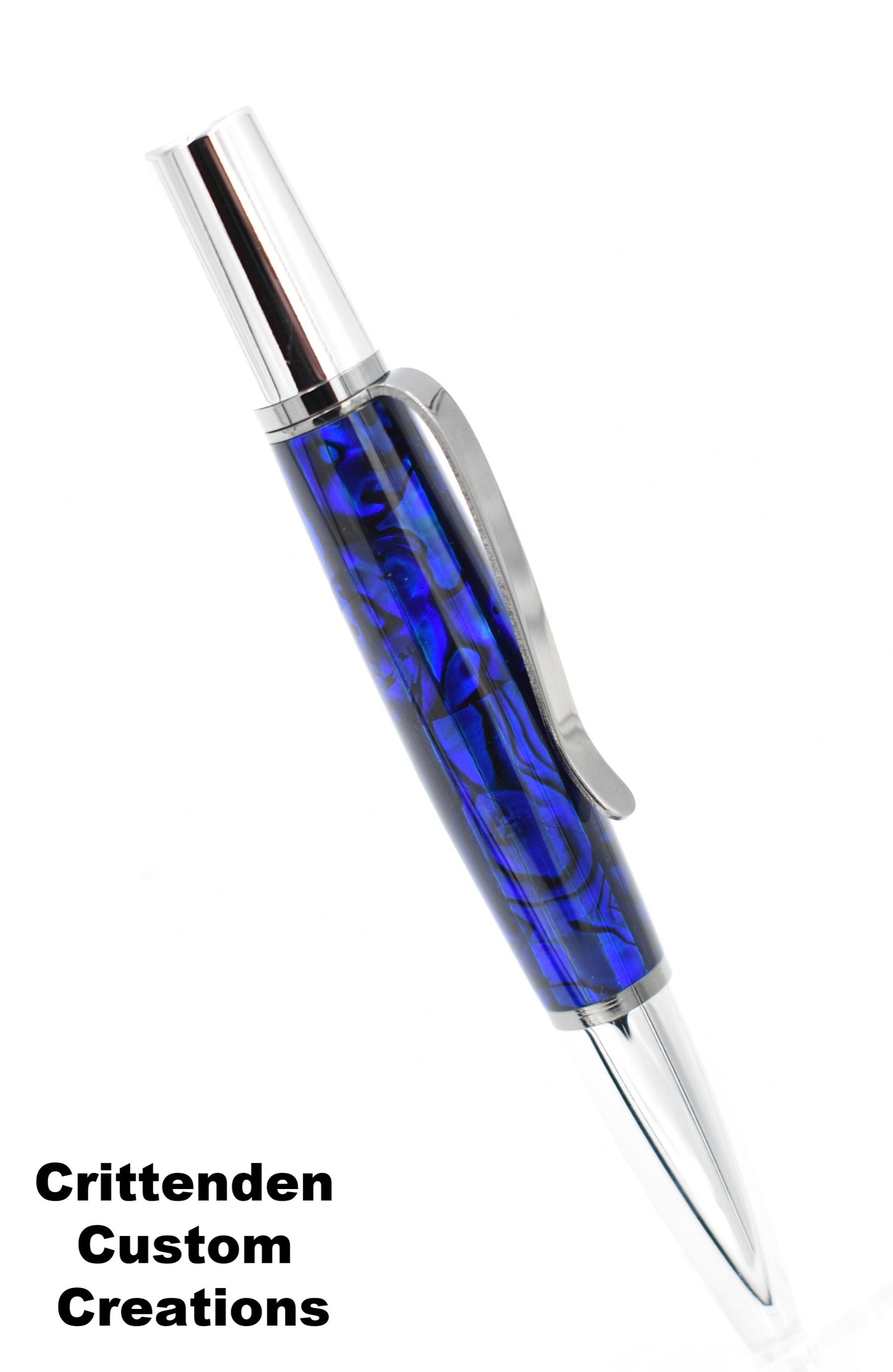 Dark Blue Abalone - Ares Twist Ballpoint Pen